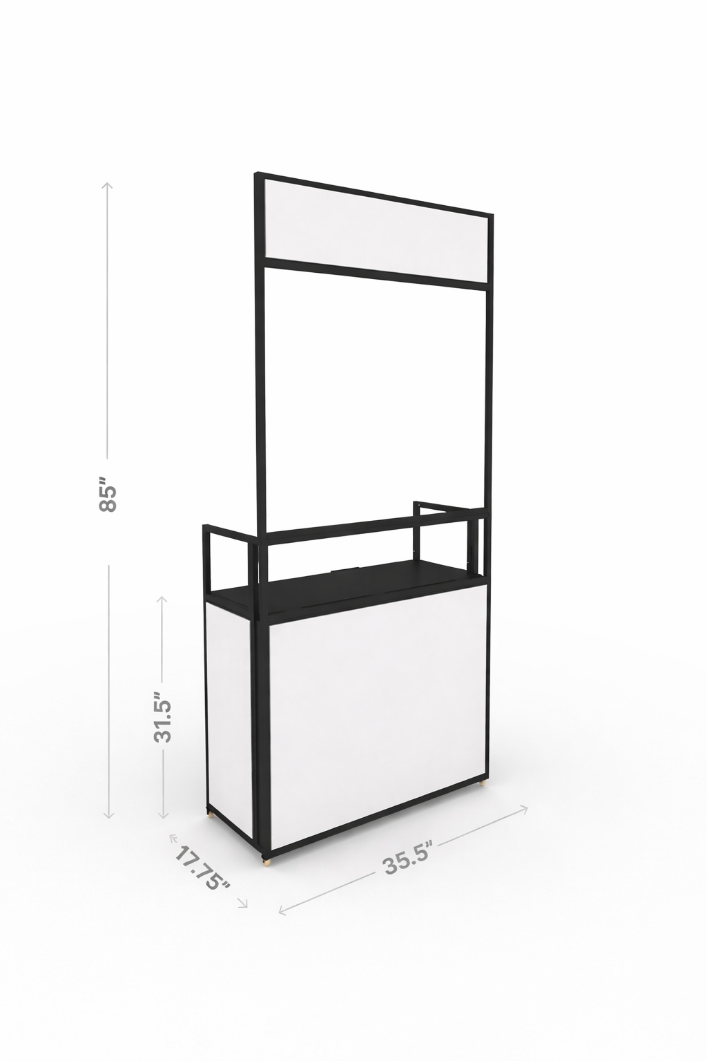 premium mini cart (with storage | lit | no branding) – 3×7 premium mini cart (with storage | lit | no branding) – 3×7